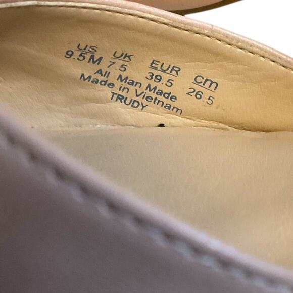 Franco Sarto Pump Shoes Women’s 9.5 M Blush Wedge Double Ankle Straps Back Zip - Picture 2 of 9